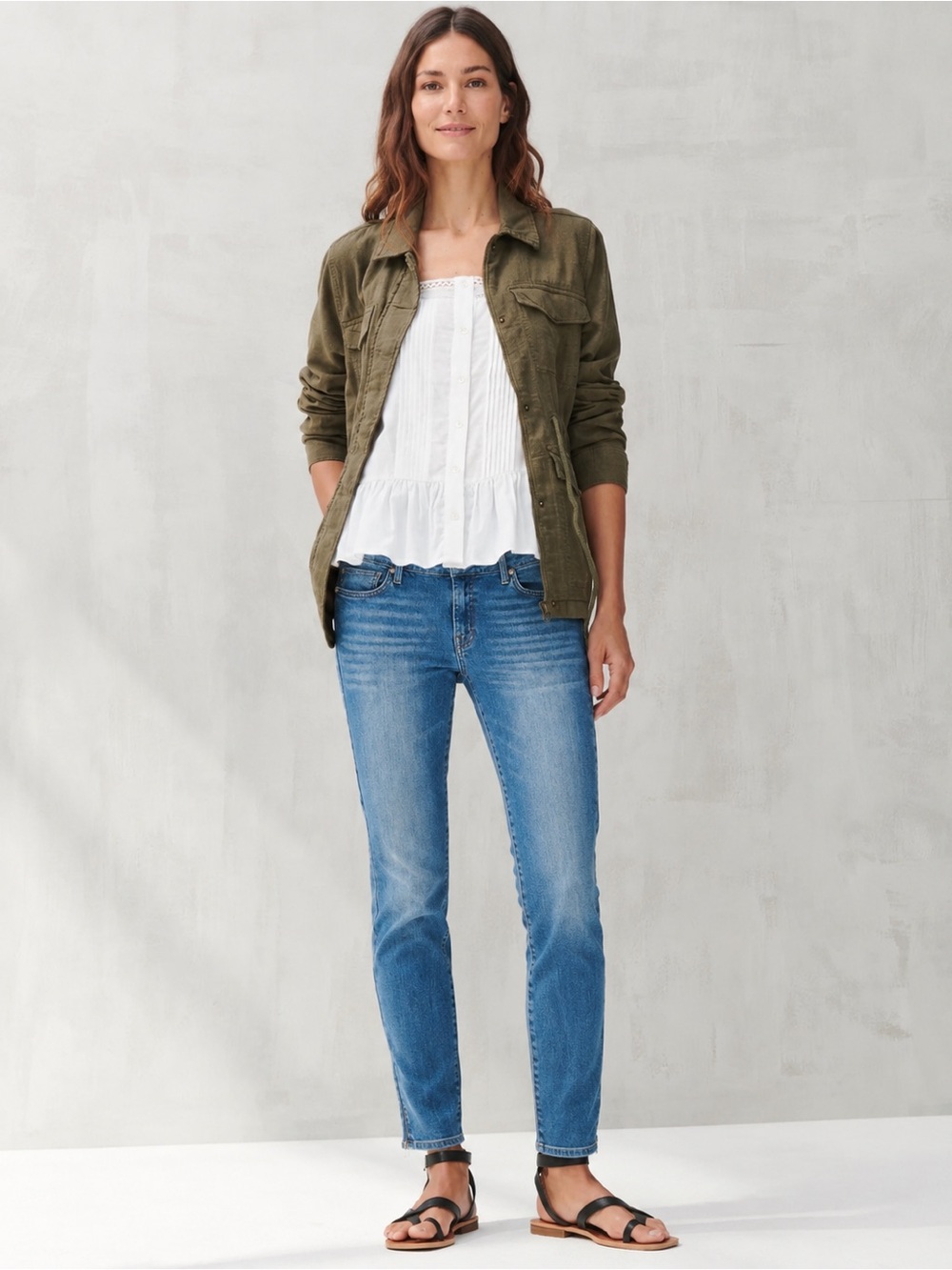 Lucky Brand Lolita Skinny Jeans Women’s Size 12 Medium Wash Stretch Denim